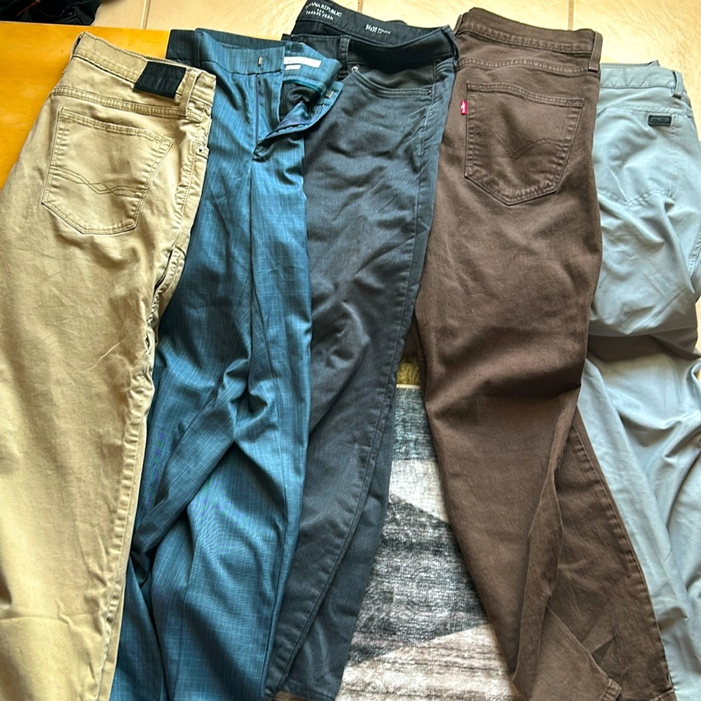 Lot of 5 pairs of 34x30 pants 🔥🔥🔥